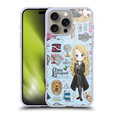 Imagem de Head Case Designs Capa de gel macio oficialmente licenciada Harry Potter Luna Padrão Relíquias da Morte XXXVII compatível com Apple iPhone 16 Pro Max