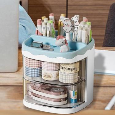Imagem de Organizador de Mesa Azul - MORGANITTE JOIAS