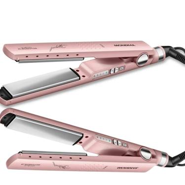 Imagem de Prancha Chapinha de Cabelo Profissional 230°C/450°F Mondial Titanium Pro P-28 Cerâmica Lacrada .	
