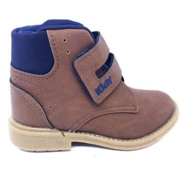 Imagem de Bota Coturno Kidy Max Caramelo e Marinho - 40751-Masculino