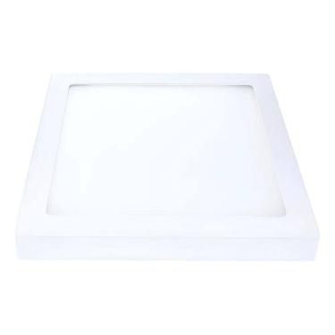 Imagem de Kit 5 Painel Led 24W Sobrepor Quadrado 6500K Avant Cor Branc