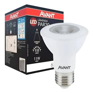 Imagem de Lâmpada Led Par30 E27 Bivolt 11W Luz Branca Avant Cor Da Luz