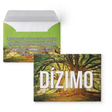Imagem de Envelope Colado Dízimo Neutro - 100 Unidades - no-brand