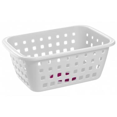 Imagem de Cesto Plástico 3 Litros Branco - 52201 - Ordene Cesto Plástico Branco - 52201 - Ordene