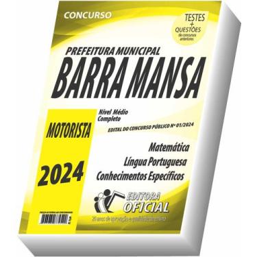 Imagem de Apostila Prefeitura De Barra Mansa - Rj - Motorista - Curso oficial