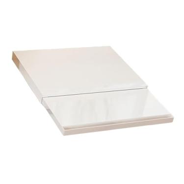 Imagem de FytStycale Organizador de prateleira para cafeteira retrátil com mesa de trabalho estendida de 2 níveis ajustável, Branco