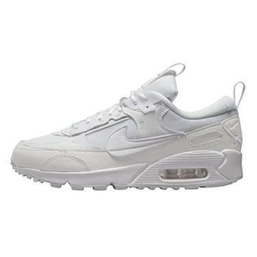 Imagem de Nike Tênis de corrida feminino Air Max 90, Branco Branco Branco 101, 36