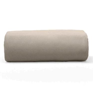 Imagem de Lençol Buettner Queen Malha 100% Algodão Basic Liso com Elástico Trigo