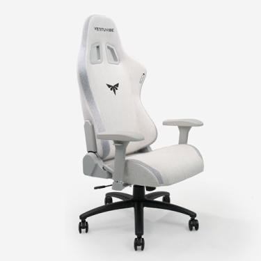 Imagem de VENTUVIBE Cadeira para jogos 4D apoios de braço ajustáveis - reclinável 155° e capacidade de 145 kg, cadeira de computador ergonômica de encosto alto com suporte lombar, cadeira de escritório de