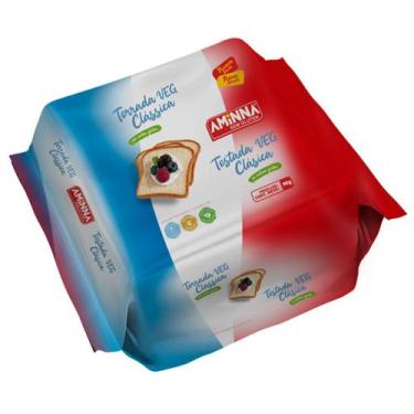 Imagem de Torrada Clássica Sem Glúten e Vegana Aminna 90g