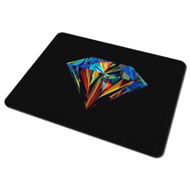 Imagem de Mouse Pad de Espuma com Preto Predominante Exbom, Mouse Pad Gamer Esta