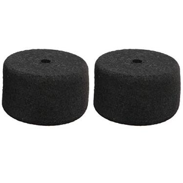 Imagem de POENVFPO Feltro da Cabeça do Batedor do Pedal, 2 Pces Com Arruela Preta Macia Suporte, Som Claro para Estilos Jazz Ao Rock, Peças de Reposição Cilindro para Pedais Baixos