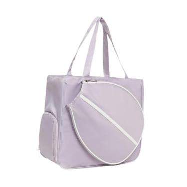 Imagem de menolana Bolsa para raquete de badminton, capa portátil para raquete, bolsa de ombro para tênis, ideal para iniciantes, Tolet