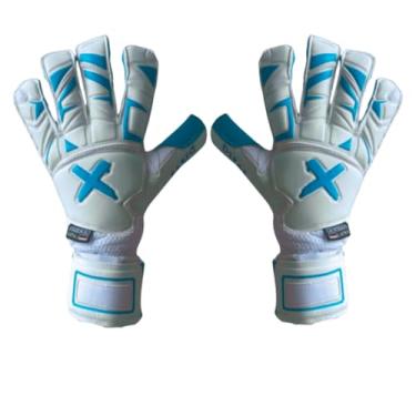 Imagem de Luva de goleiro Fusion Difai (Branca/azul, 11)