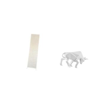 Imagem de Fenteer Abajur de Chão em Resina com Formato de Touro, Decoração Moderna para Sala de Estar, Escultura Abstrata, Ornamento para de Entrada, Mesa, Pratele