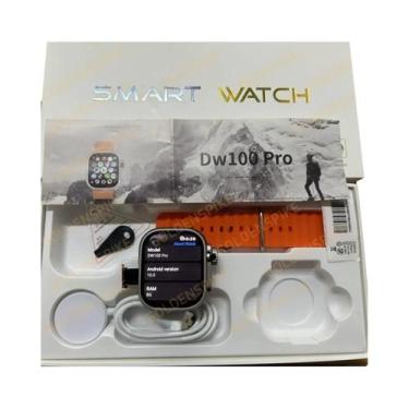 Imagem de Smartwatch Masculino Com Tela Amoled De 2,29 Polegadas Câmera Rotativa
