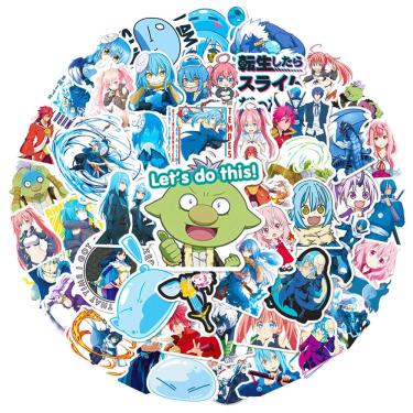 Imagem de Adesivos Reencarnation As A Slime Anime Wat, pacote de 50 unidades