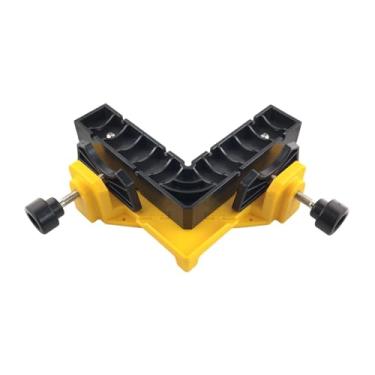 Imagem de IEUDNS Grampo de canto para marcenaria, grampo de ângulo reto de 90 graus para reparo de móveis e caixas, Amarelo