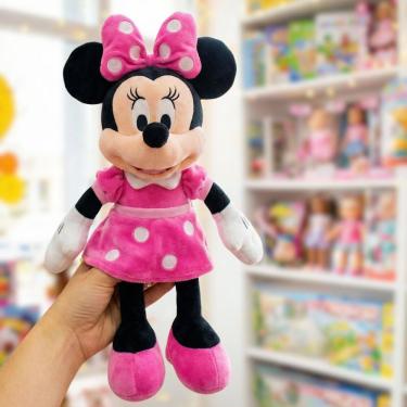 Imagem de Pelúcia Minnie de 50cm Rosa GRANDE Linda Pelucia Super Macia - Minie mickey - PANAMI