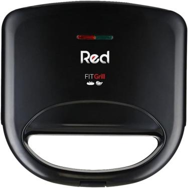 Imagem de Sanduicheira Misteira Red Fit Grill 127V 2 em 1 Assa Grelha