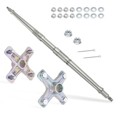 Imagem de M MATI Kit de eixo traseiro e cubos de roda para Yamaha YFZ450 2006-2013 5D3-25381-00-00 5TG-25381-10-00 1PE-F53K0-00-00