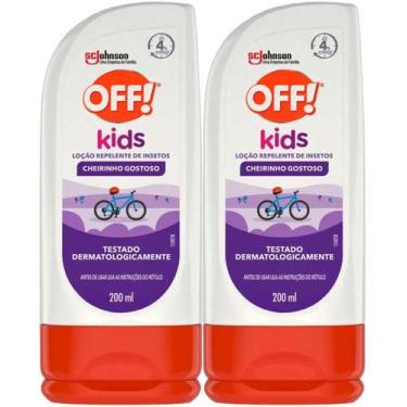 Imagem de Kit 2 Loção Repelente De Insetos E Dengue Off Kids 200Ml - Johnson Joh