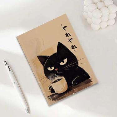 Imagem de Caderno de gato, caderno A5 para anotações de escritório, agenda de 21 x 14,7 cm, agenda de viagem, presentes para amantes de gatos-19
