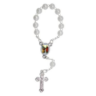 Imagem de 50 Mini Terço Foto São Pedro e São Paulo - SJO Artigos Religiosos, Bra