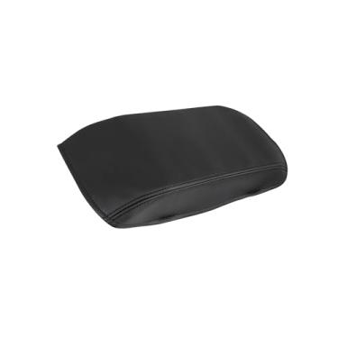 Imagem de ACROPIX Tampa do console central do carro, apoio de braço, capa protetora de microfibra de couro de substituição para Toyota Camry 2007-2011 preto
