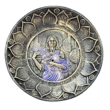 Imagem de Incensário Prato de Orixás 12cm em Resina Maria Mulambo