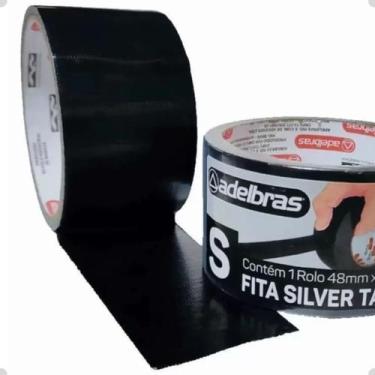 Imagem de Fita Silver Tape Preta 48mm x 10m - Adelbrás - Adelbras