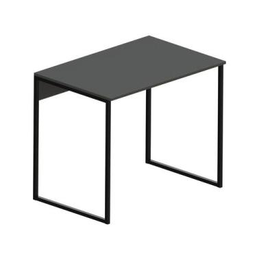 Imagem de Mesa de Escritório Workspace Preta 90 cm - Mobly