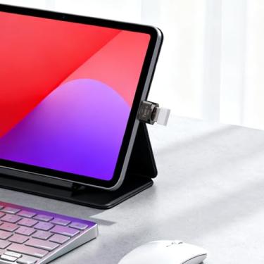 Imagem de Adaptador USB-C macho para USB fêmea, pacote com 2 adaptadores eletrônicos para OTG, carregamento e transferência de dados - preto