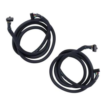 Imagem de Conjunto de 1 a 4 cabos de corrente para cabeçote de impressão, compatíveis com Creality K2 PLUS - Barramento 12P, 22/26AWG, 1250mm, interface PHB, acessório para impressora 3D.(For K2 PLUS-2PC)