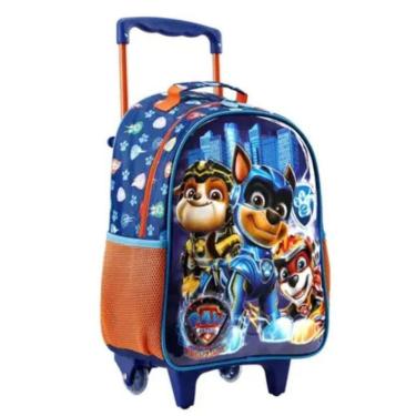 Imagem de Mochila Patrulha Canina Paw Patrol Alça Reforçada Resistente com Bolsos para Garrafinhas - Patrulha Canina - Xeryus