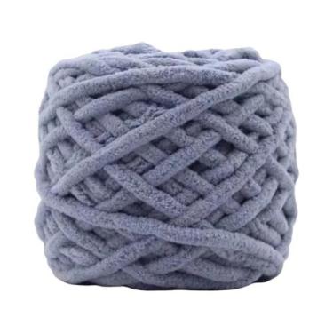 Imagem de Fio De Tricô De Chenille Macio, Linha De Algodão Ice Strip, Lã DIY Par