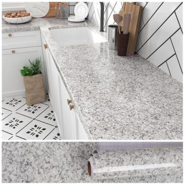 Imagem de Papel de contato de bancada VEELIKE Granite Waterproof 3m