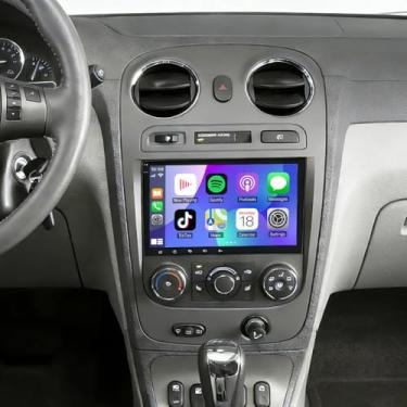 Imagem de Rádio estéreo automotivo de 4 + 64 G para Chevrolet Chevy Silverado para GMC Sierra Yukon para Buick 2007-2012 com CarPlay sem fio/Android Auto, rádio HD com tela sensível ao toque de 8 polegadas