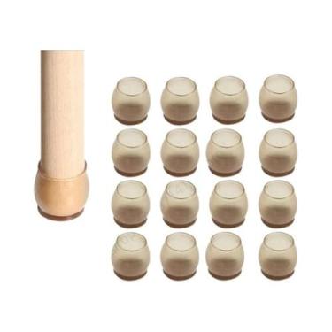 Imagem de 16 Peças De Protetores De Silicone Para Pés De Móveis, Antiderrapantes