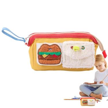 Imagem de Estojo De Canetas Para Material Escolar - Organizador De Urso Cartoon | Estojo Escolar - Para Estudantes, Rapazes, Raparigas, Professores, Universidade, Escritório, Casa e Viagem