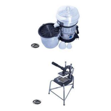 Imagem de Espremedor Extrator Industrial De Frutas Sucos 500w Bivolt + Picador C
