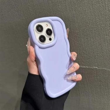 Imagem de Capa protetora para iPhone 11, 12, 13, 14, 15, 16 Pro Max, 7, 8 Plus, X, XR, XS, SE, à prova de choque, roxa, para iPhone 11 Pro Max.