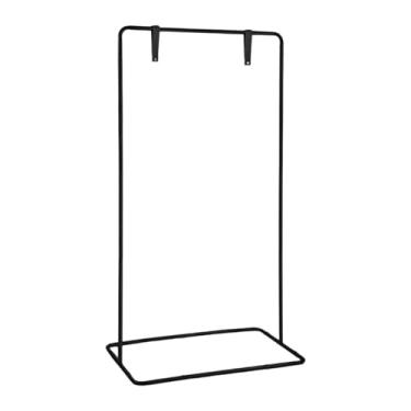 Imagem de KiBcsLic Suporte para placa de casamento, suporte para placa de boas-vindas, criativo, prático e decorativo em metal para placas, quadros, pôsteres e, Preto