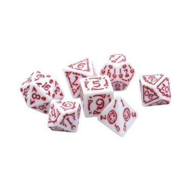 Imagem de Conjunto de dados de jogo de tabuleiro com padrão de Halloween de 7 pe