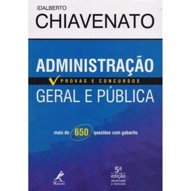 Imagem de Administração Geral e Pública: Provas e Concursos - 05Ed/18