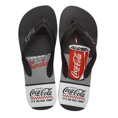 Imagem de Chinelo Coca-Cola Masculino Glass Flag CC3845-Masculino
