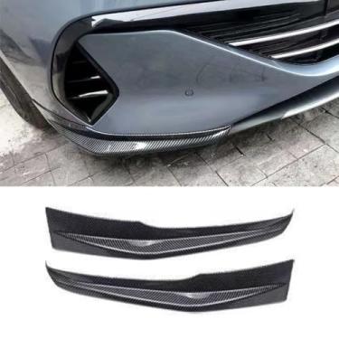 Imagem de Kit de carroceria de spoiler difusor de para-choque dianteiro para carro compatível com selo 06 DMI protetor de para-choque acabamento de canto acessórios de carro Tunning (aparência de carbono)