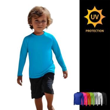 Imagem de Camiseta Térmica Proteção UV Original Manga Longa Solar Infantil PLT 3