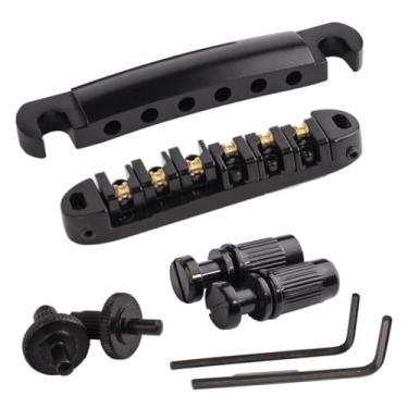 Imagem de Kit Ponte Tune-o-matic Roler Cordal Preta Guitarra LP