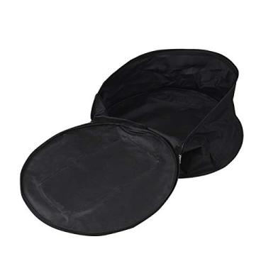 Imagem de Mochila compacta para caixa de bateria com alça ombro e bolsos externos acessórios instrumento musical